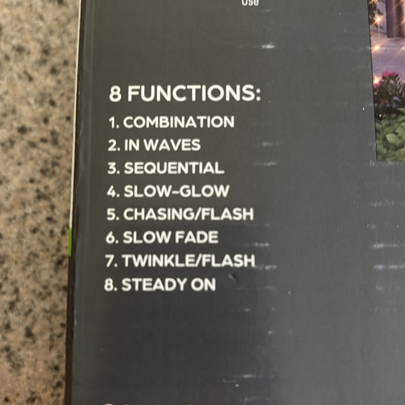 8 Function LED Curtain Light Set - Picture 6 of 6